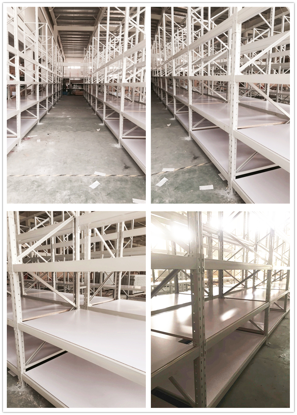 衣服物料仓库中型高位货架安装案例